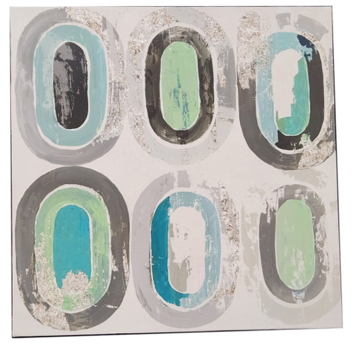 40x40 Canvas Print by Artist Tom Reeves, Titled: Concentric Emotion I