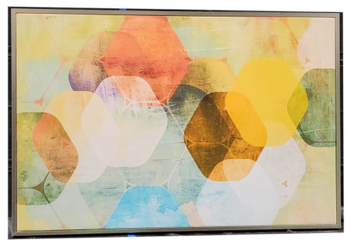 40x30 Canvas Print by Artist Anna Polanski, Titled: Rounded Hexagon II