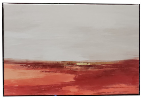 40x30 Canvas Print by Artist PI Studio, Titled: Pastoral Landscape Cinnamon Version