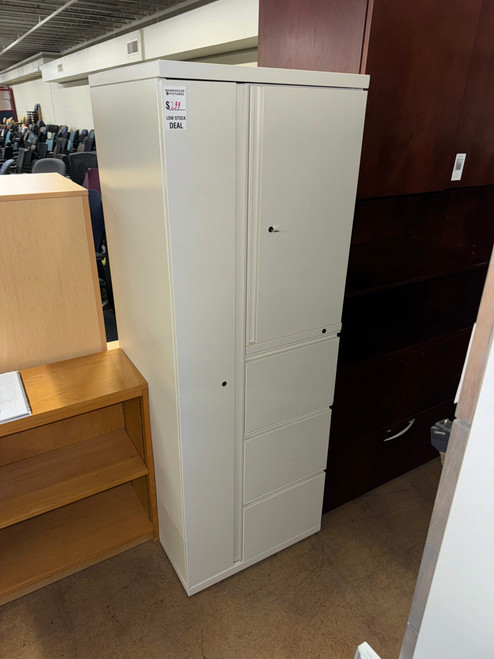 Used Herman Miller Vertical Tower Storage with Wardrobe 2FT W