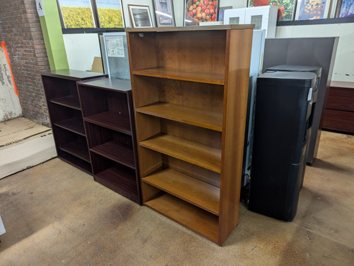 Cherry 5 Shelf Bookcase