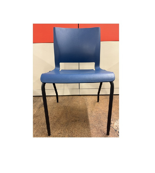 9to5 Seating Royal Blue Bella Plastic Chair