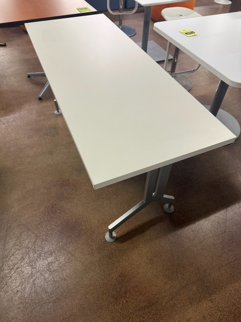 Conference Table - White Laminate  L24''x W60''