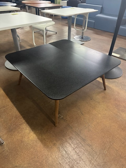 Low Square Black Coffee Table