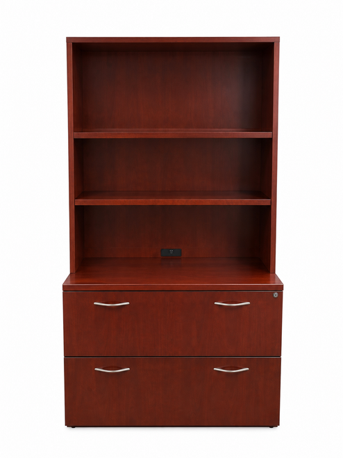 Lateral File Cabinet/Bookshelf Hutch
