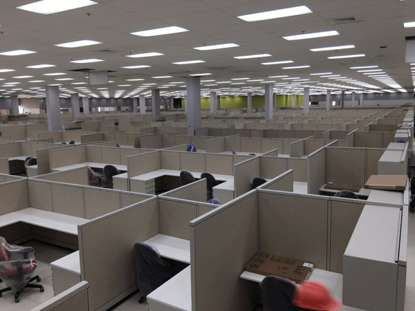 Large-scale Infotech Aerospace operations center workstation installation in Puerto Rico