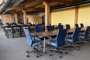 Flexible training room at a One Hope United workplace