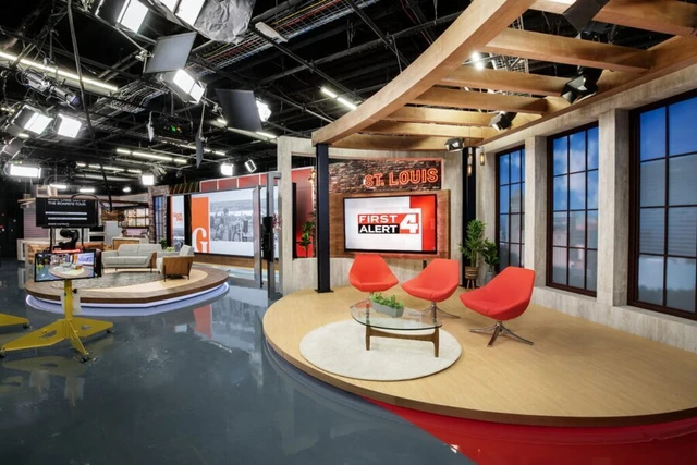 KMOV First Alert 4 broadcast studio workplace project