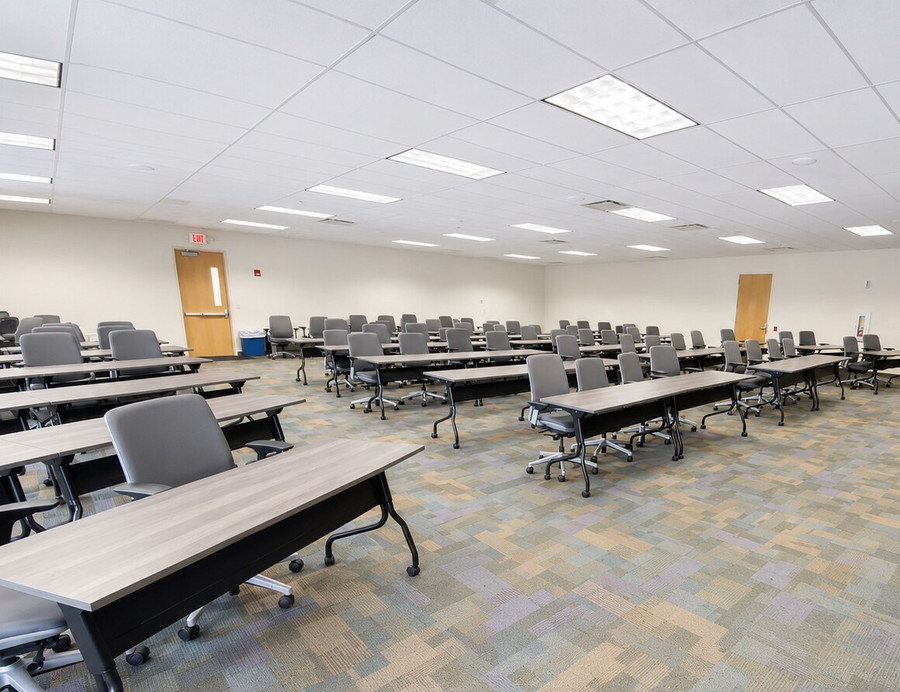 Flexible training room at a growing St. Louis biotechnology company
