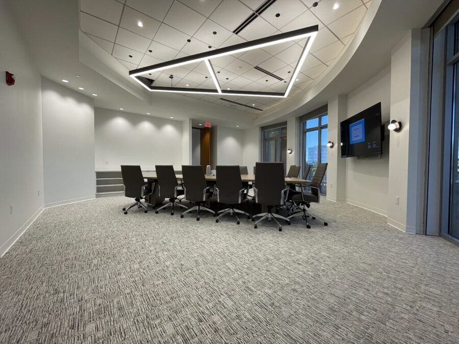 Conference room inside the KMOV First Alert 4 broadcast facility
