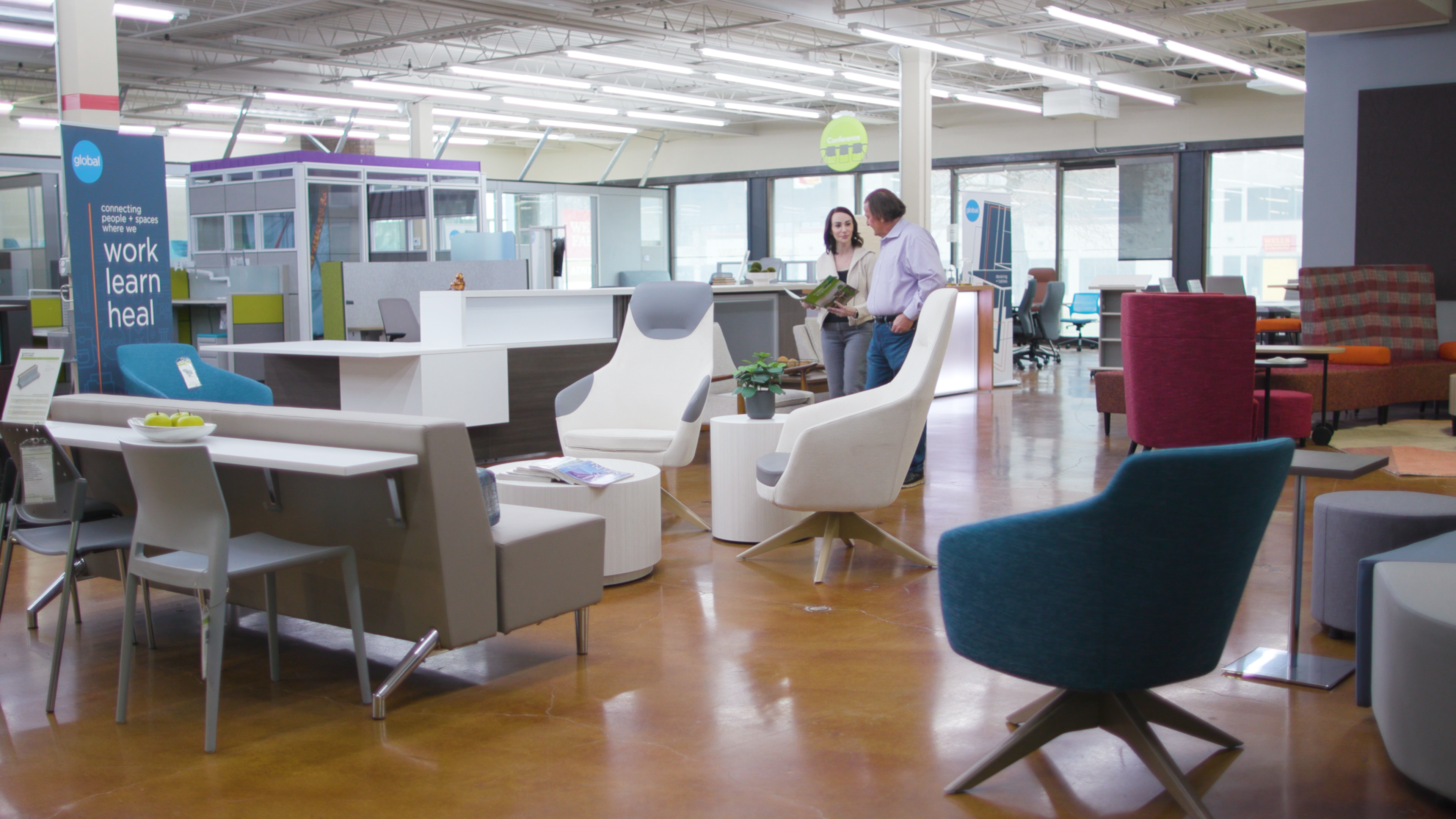 Office furniture consultation and showroom experience in St. Louis