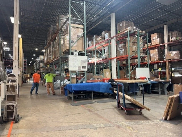 Warehouse of Fixtures commercial office furniture warehouse in St. Louis