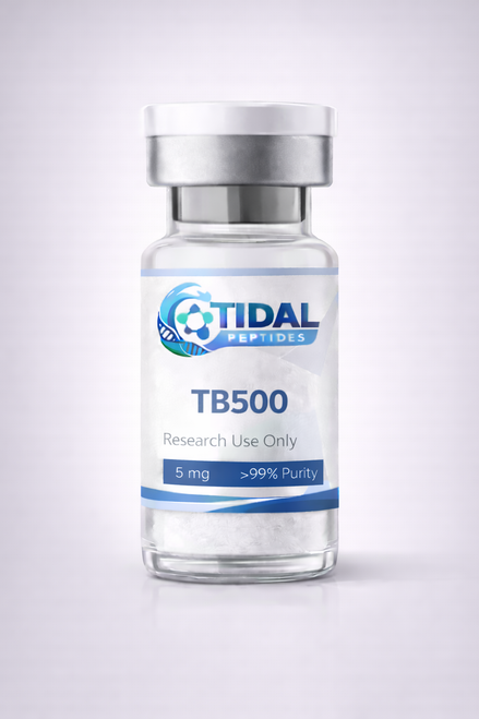 TB-500 research peptide vial labeled for laboratory research use