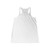 GirlieGirl Sports Women's Flowy Racerback Tank - White