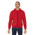 GirlieGirl  Sports  Unisex  Zip  Hoodie -  Red