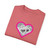 GirlieGirl  Double  Heart  Garment-Dyed  T-Shirt