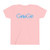GirlieGirl  Heart  w/Teal  Trim  Youth  Short  Sleeve  Tee