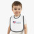 Proud  To  Be  A  GirlieGirl  Baby  Contrast  Trim  Jersey  Bib