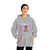 Pug  In  A  box  W/  White  Heavy  Blend  Hooded  Sweatshirt