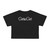 GirlieGirl  With  Pink  Car  Crop  Tee  -  Black