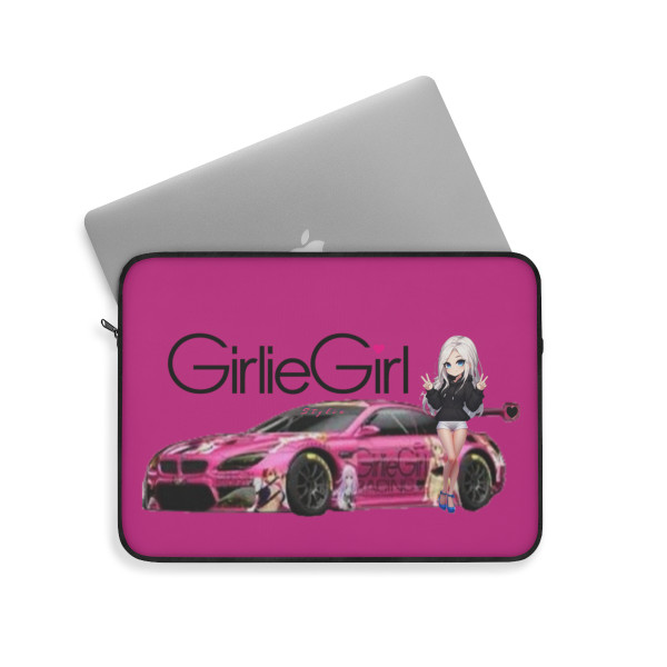 GG  With  Pink  Car  Laptop  Sleeve