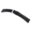 RIOS1931 Black Maxime, Genuine Ostrich Watch Strap For Jaeger le Coultre | Panatime.com