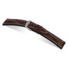 RIOS1931 Mahogany Jet Genuine Alligator Watch Strap For Breitling | Panatime.com