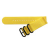 Yellow Two-Piece Ballistic Nylon (V2) Watch Strap with PVD Hardware | Panatime.com