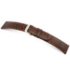 Mahogany RIOS1931 Argentina | Embossed Leather, Alligator Print Watch Band | RIOS1931.com