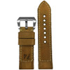 24mm Gunny Straps Historic "74" - Genuine Vintage Leather Watch Strap for Panerai | Panatime.com