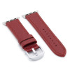 Ruby French | Leather Watch Band with Match Stitching for Apple Watch