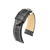Grey Hirsch Knight - Embossed Italian Calfskin Watch Strap | Panatime.com