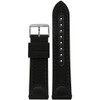 Black Genuine Leather & Canvas Watch Strap (MS868) | Panatime.com