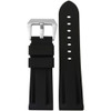 Waterproof Rubber Diver Watch Strap For Panerai | Black | Panatime.com