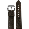 RIOS1931 Limited Edition Brown Genuine Toad Watch Strap with Match Stitching | Panatime.com