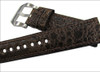 RIOS1931 Limited Edition Brown Genuine Toad Watch Strap with Match Stitching | Panatime.com