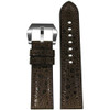 RIOS1931 Limited Edition Mocha Genuine Toad Watch Strap with Match Stitching | Panatime.com