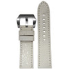 RIOS1931 Limited Edition White Genuine Toad Watch Strap with Match Stitching | Panatime.com