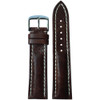 Burnt Maroon Distressed Genuine Vintage Leather Watch Strap with White Stitching for Breitling | Panatime.com