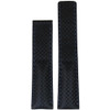 Black Carbon Fiber Style Watch Strap with Navy Stitch for Breitling Deploy | Panatime.com