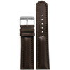 Dark Brown Saddle Leather, Padded - Match Stitching | Panatime.com