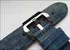 Vintage Leather Watch Band | Denim | Flat | Stitchless | Panatime.com