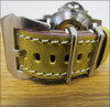 Vintage Leather "Skytrooper" Watch Strap | Honey | Off-White Stitch | Panatime.com