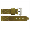 Vintage Leather Watch Band | "Desert Dweller" | Golden | White Box-Stitching | Panatime.com