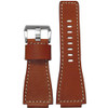 Vintage Leather Watch Band | Rou HZ | White Stitch | For Bell & Ross | Panatime.com