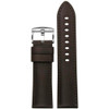 Italian Soft Calf Leather Watch Band | Brown | Padded | Match Stitch | Panatime.com