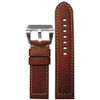 Classic HZ Calf Leather Watch Band | Padded Sport | Rou | White Stitch | Panatime.com