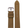 Soft Calf Leather Watch Band | Cork | Padded | White Stitch (26mmx24mm)