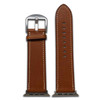 Apple Watch | Hermes Leather | Cognac | Cream White Stitch | 2.7mm | Panatime.com