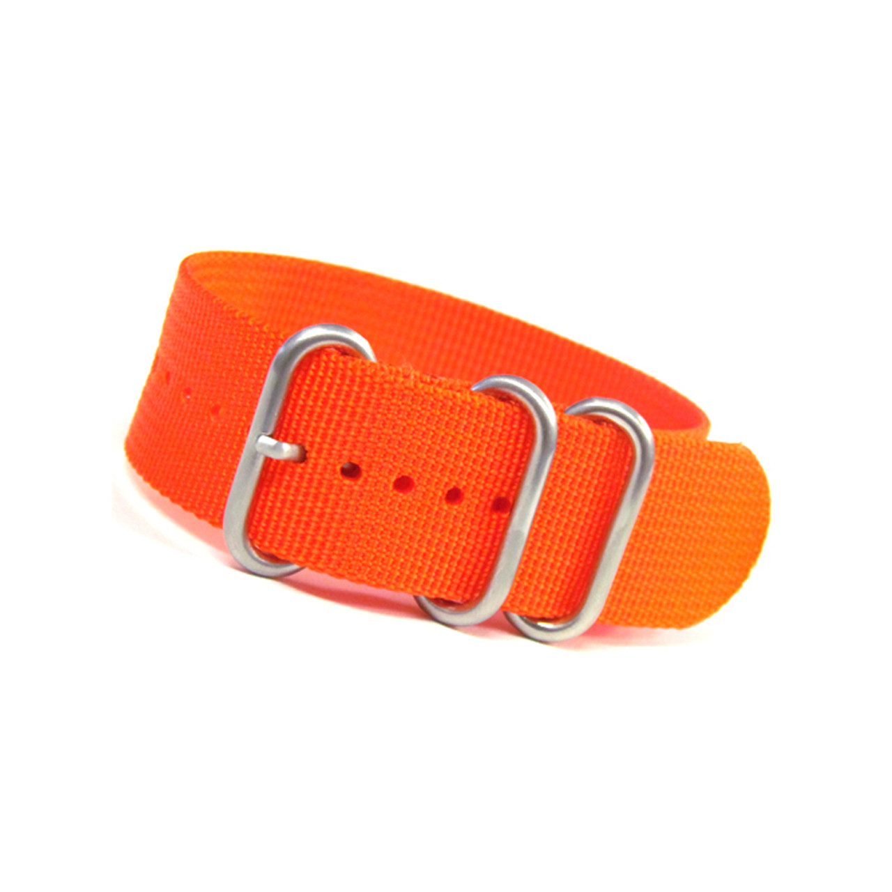 3-Ring Ballistic Nylon Watch Strap (Solid Colors) | Panatime.com